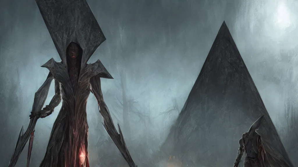 pyramid head ultra detailed fantasy, elden ring,, Stable Diffusion