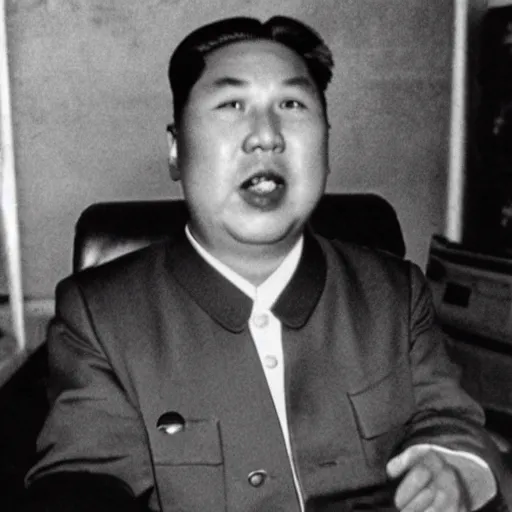 Prompt: photo of chairman mao playing video games