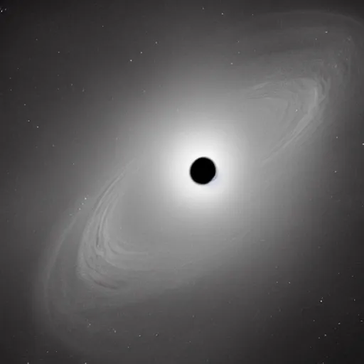 Prompt: a black hole in the sky