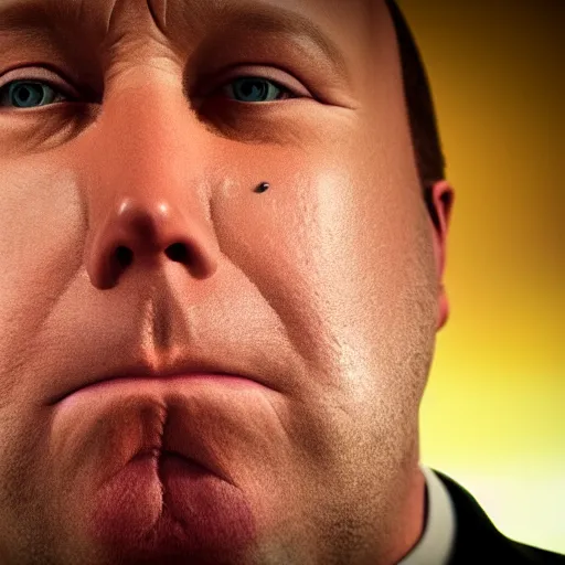 Prompt: hyperrealistic dslr film still of info wars alex jones crying, stunning 8 k octane comprehensive 3 d render, inspired by istvan sandorfi & greg rutkowski & unreal engine, perfect symmetry, dim volumetric cinematic lighting, extremely hyper - detailed, incredibly real lifelike attributes & texture, intricate, masterpiece, artstation, 8 k 8 5 mm f 1. 4