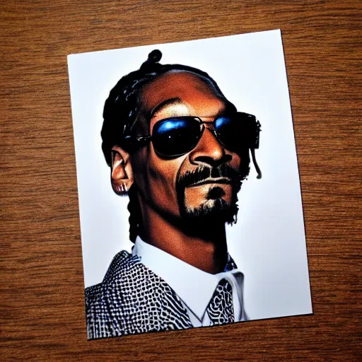 Image similar to portrait of snoop dog in style of sticker