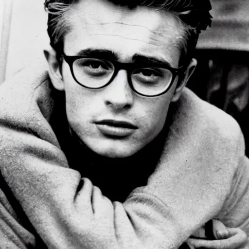 Image similar to james dean photographed by larry clark