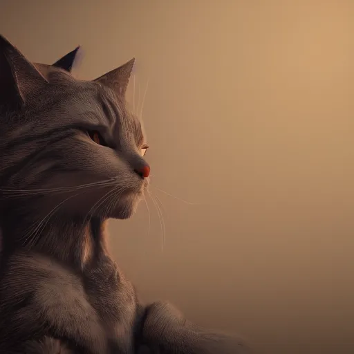 Image similar to Nekomancer, digital art, ultra hd render, Unreal Engine 5