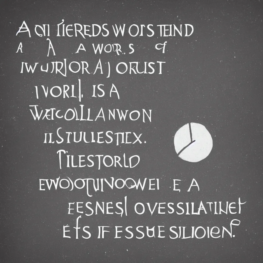 Prompt: A fleeting world. Existence is but an illusion.