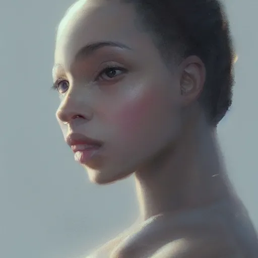 Prompt: “ portrait of zoe isabella kravitz by greg rutkowski, young, attractive, highly detailed portrait, scifi, digital painting, artstation, concept art, smooth, sharp foccus ilustration, artstation hq ”