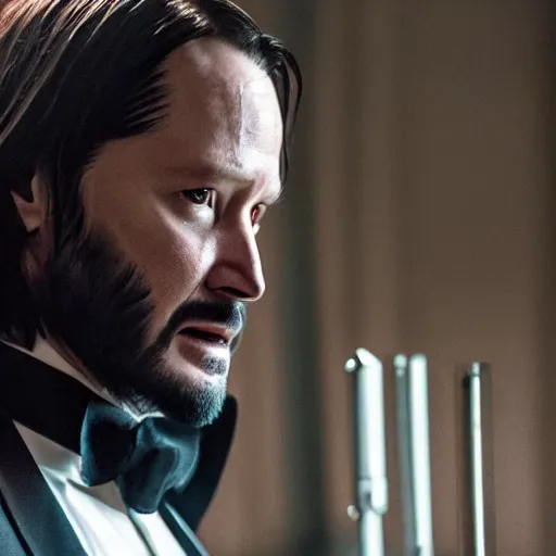 Prompt: charlie white as john wick, 4k, high detail, high-resolution photograph, professional photography, ultra-detail