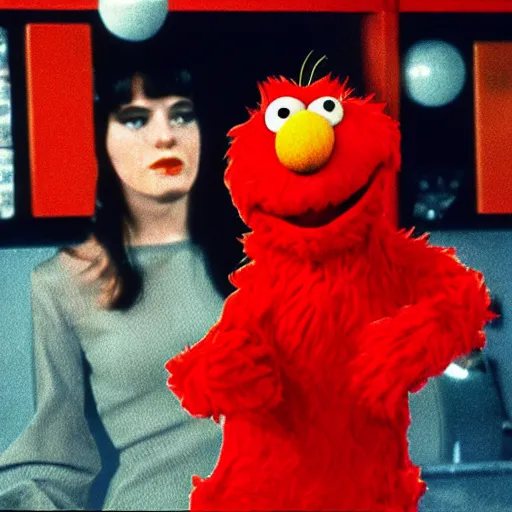 Image similar to elmo as jules in pulp fiction