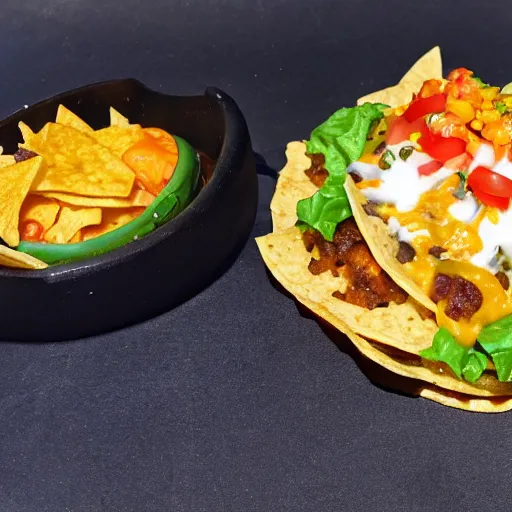 Image similar to cheeseburger nachos