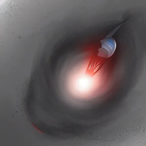 Prompt: concept art of a blackhole made of daggers, dagger blackhole, 8 k resolution