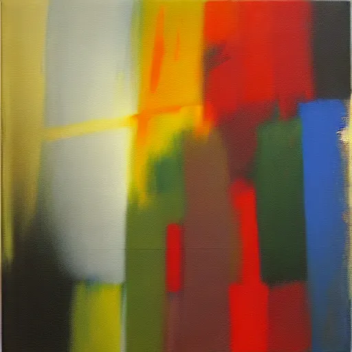 Image similar to painting by Gerhard Richter