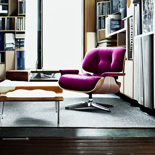 Image similar to an armchair by eames, designed by PlayStation 5!!!