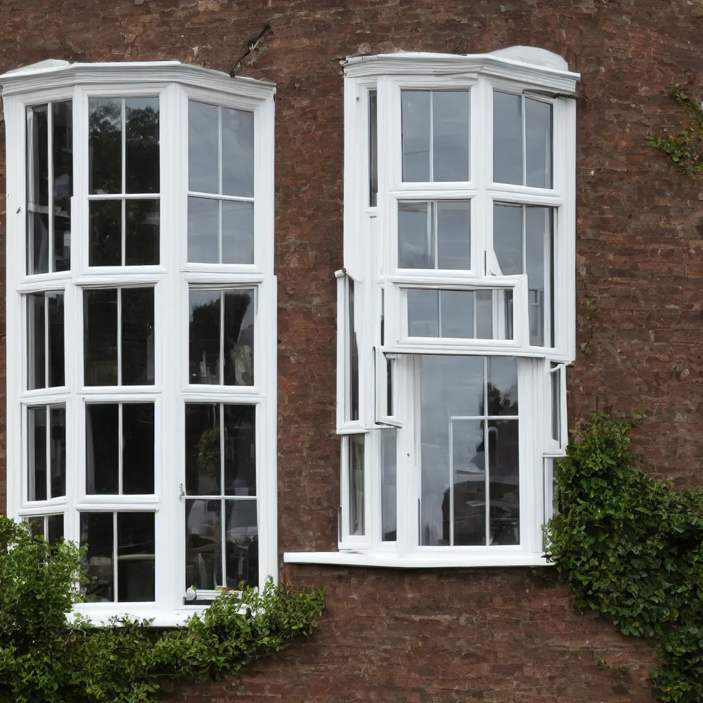 Prompt: triangular sash window
