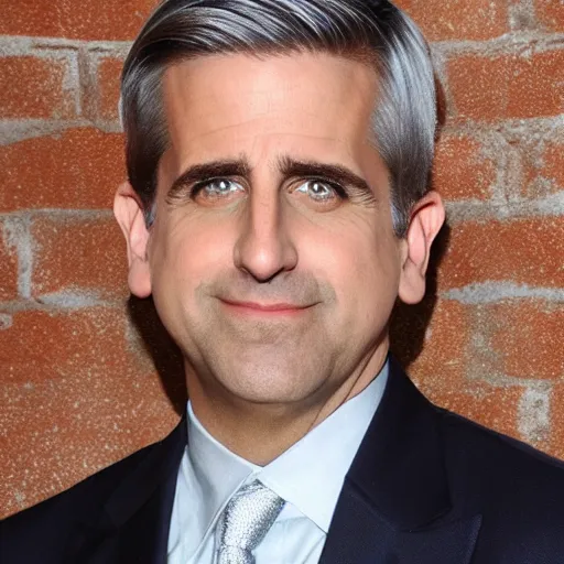 Image similar to Silver hair Steve Carrell