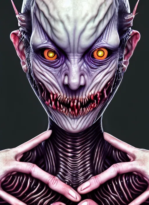 Prompt: an ugly monsterish horrifying slimy scottish female photo, professionally, soft lighting, realistic, sharp focus on eyes, 8 k, high definition, insanely detailed, intricate, elegant, art by artgerm and junji ito. science fiction movie still.