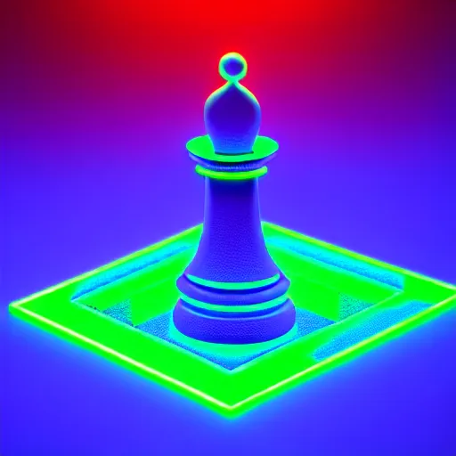 Prompt: queen chess piece made of neon lights, chessboard made of cresting ocean grid, digital forest, high quality architectural art , Isometric 3D Fantasy turtle, Smoth 3D Illustration, Cinematic Matte Painting, soft render, Servando Lupini, handpaint texture, Blender, 3DCoat