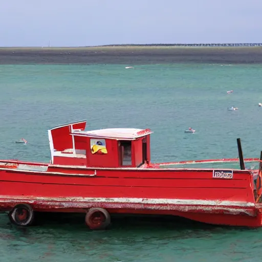 Prompt: crab boat filled with crabs