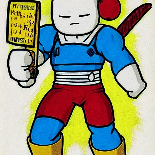 Image similar to finn the human drawn by akira toriyama