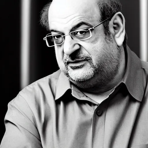 Image similar to photo of salman rushdie