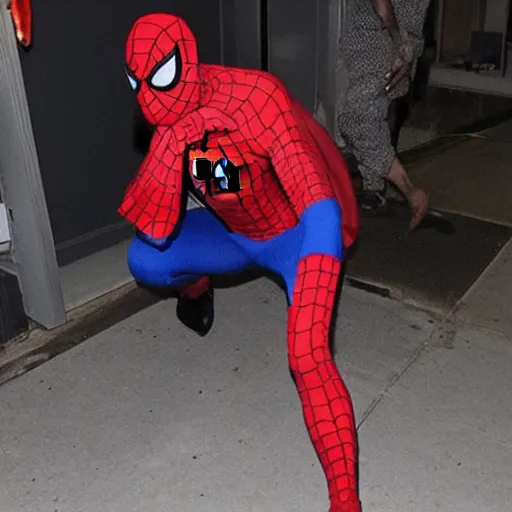 Prompt: kanye as spiderman