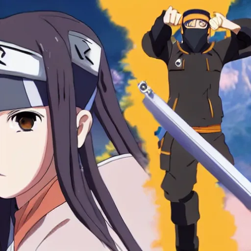 Prompt: Remi Malek as Naruto Sword Art Online Movie Adaptation