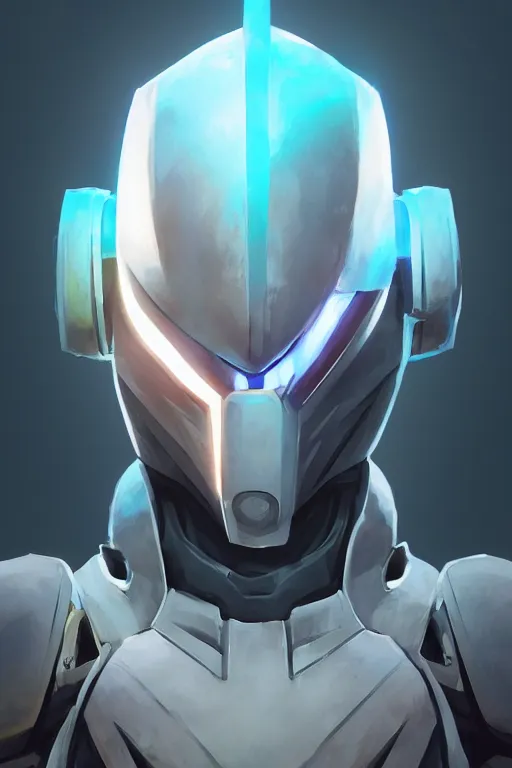 Image similar to epic mask helmet robot ninja portrait stylized as fornite style game design fanart by concept artist gervasio canda, behance hd by jesper ejsing, by rhads, makoto shinkai and lois van baarle, ilya kuvshinov, rossdraws global illumination radiating a glowing aura global illumination ray tracing hdr render in unreal engine 5