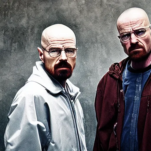 Image similar to walter white and jesse pinkman muckbang