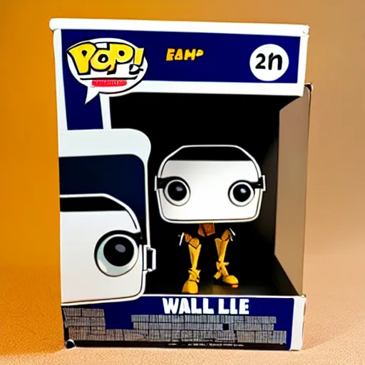 Image similar to Wall-E Funko Pop with package