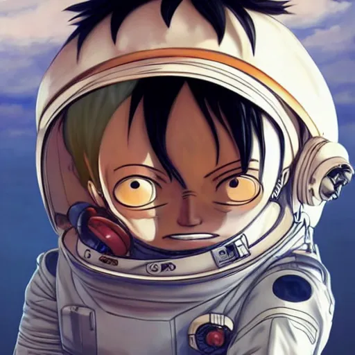 Prompt: luffy in a astronaut suit and luffy, intricate, luffy, highly detailed, digital painting, artstation, concept art, smooth, sharp focus, illustration, luffy, unreal engine 5, 8 k, art by artgerm and greg rutkowski and alphonse mucha