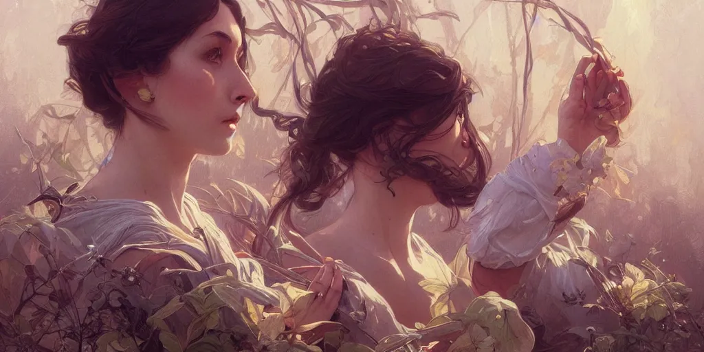 Prompt: realistic illustration, thanks, intricate, elegant, highly detailed, digital painting, artstation, concept art, smooth, sharp focus, illustration, art by artgerm and greg rutkowski and alphonse mucha