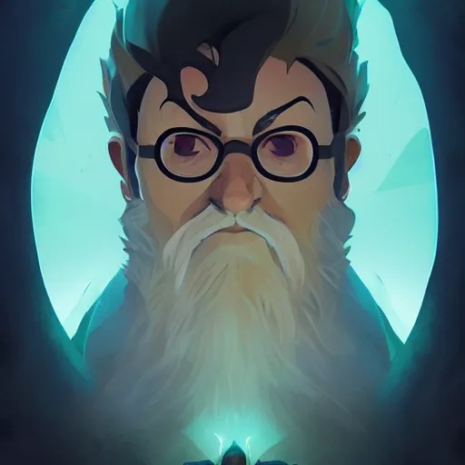 Prompt: face icon stylized minimalist wizard of the coast, loftis, cory behance hd by jesper ejsing, by rhads, makoto shinkai and lois van baarle, ilya kuvshinov, rossdraws global illumination