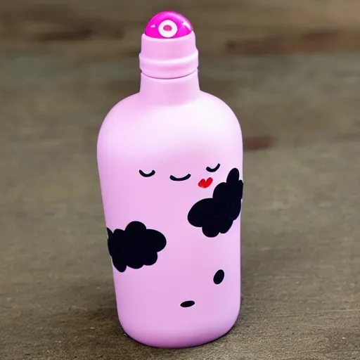 Prompt: kawaii baby bottle