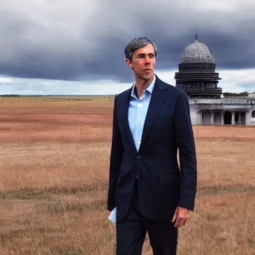 Prompt: beto o ’ rourke, dark lord of the sith