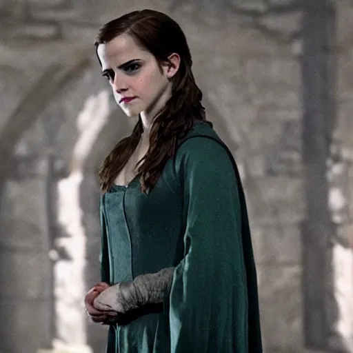 Image similar to emma watson as lord voldemort