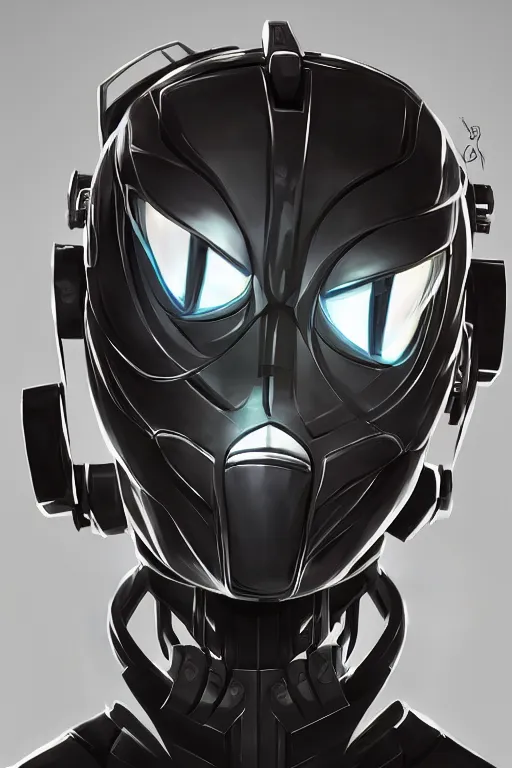 Image similar to epic mask helmet robot ninja portrait stylized as fornite style game design fanart by concept artist gervasio canda, behance hd by jesper ejsing, by rhads, makoto shinkai and lois van baarle, ilya kuvshinov, rossdraws global illumination radiating a glowing aura global illumination ray tracing hdr render in unreal engine 5