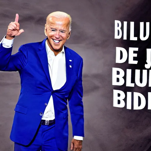 Image similar to blue joe biden blue blue