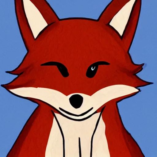 Image similar to an anthropomorphic fox, furry