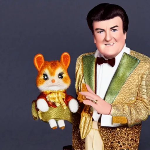 Image similar to liberace as a calico critters