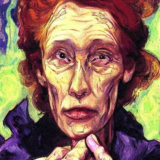 Image similar to A digital art. A rip in spacetime. Did this device in her hand open a portal to another dimension or reality?! extreme close-up by Oskar Kokoschka, by Yasushi Nirasawa mournful