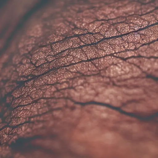 Image similar to closeup photograph of an old, wrinkled hand. Macro details. Shallow depth of field. Strong keylight.