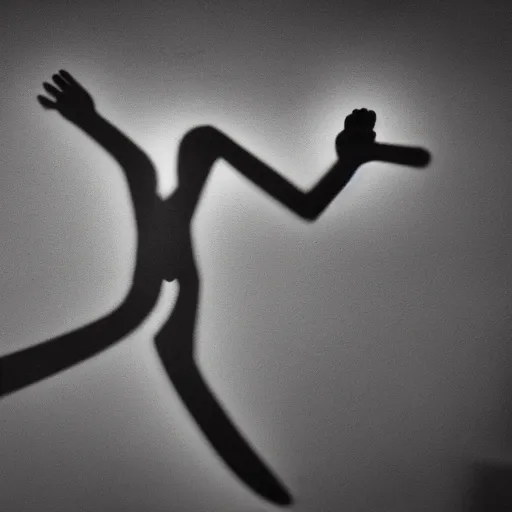 Prompt: shadow puppets come to life in, comedy, horror, HDR, dynamic contrast