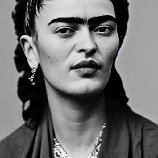 Prompt: Frida Kalho without unibrow