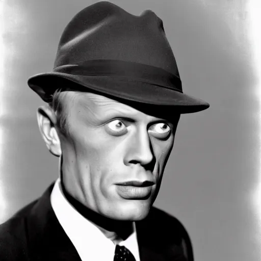 Image similar to realistic portrait of richard widmark