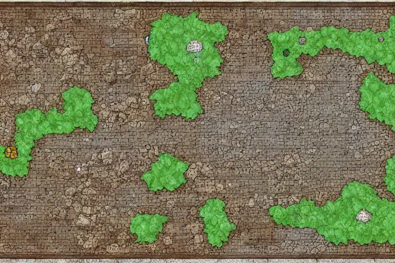 Image similar to d & d battle map with grid, 8 k, high detail