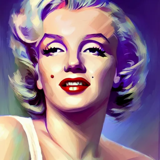 Prompt: Marilyn Monroe portrait, hyperrealism, no blur, 4k resolution, ultra detailed, style of Anton Fadeev, Ivan Shishkin, John Berkey