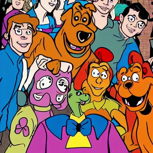 Image similar to scooby doo