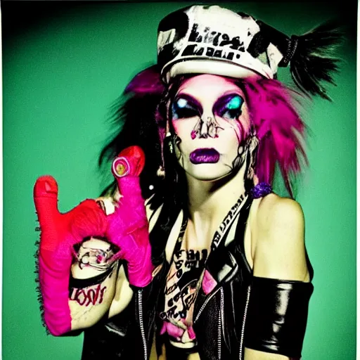 Prompt: Punk girl by David LaChapelle