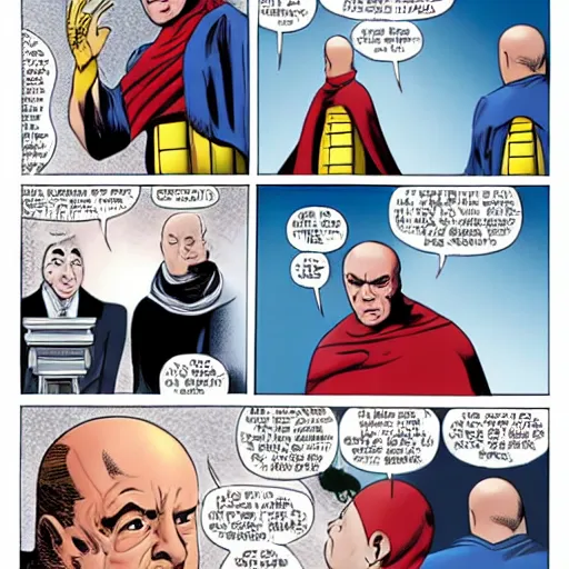 Image similar to Silvio Berlusconi as Uatu the observer