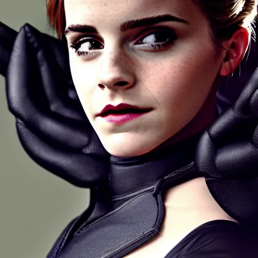 Prompt: Emma Watson as Catwoman, XF IQ4, 150MP, f/1.4, ISO 200, 1/160s, natural light, Adobe Photoshop, Adobe Lightroom, DxO Photolab, polarizing filter, Sense of Depth, AI enhanced, HDR