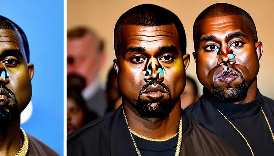 Image similar to the two complementary forces that make up all aspects and phenomena of life, by Kanye West