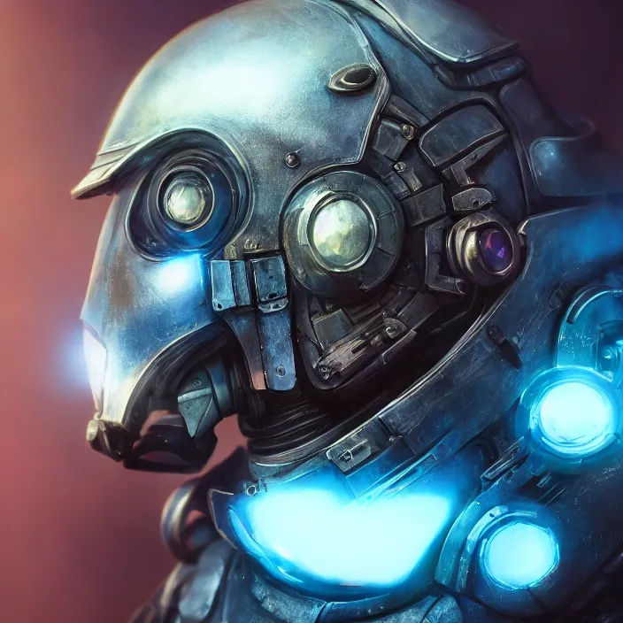 Prompt: portrait art of 8k ultra realistic retro futuristic space marine helmet, lens flare, atmosphere, glow, detailed,intricate,blade runner, cybernetic, full of colour, cinematic lighting, trending on artstation, 4k, hyperrealistic, focused, extreme details,unreal engine 5, cinematic, masterpiece, art by ayami kojima, giger